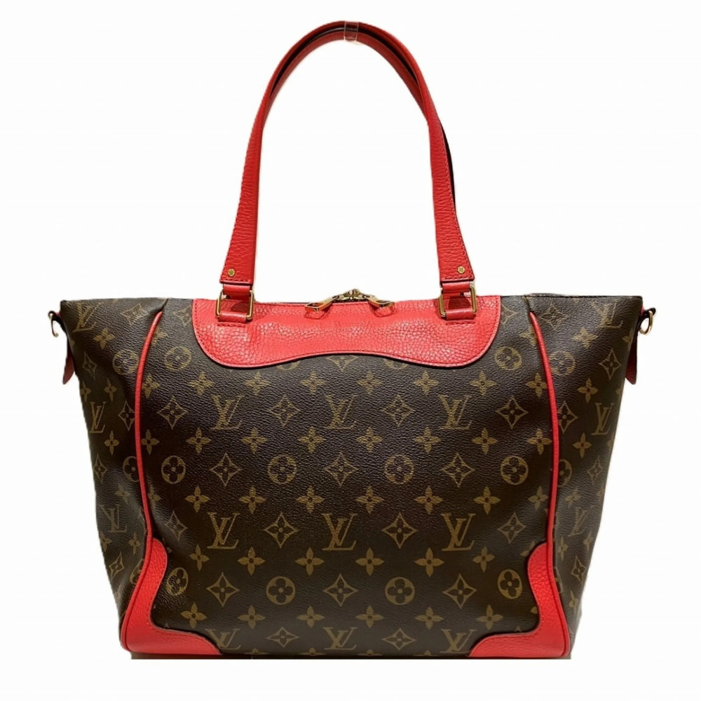 LOUIS VUITTON Brown Monogram Canvas Tote Bag